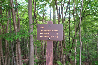 Tecumseh Trail Ski Area Sign
