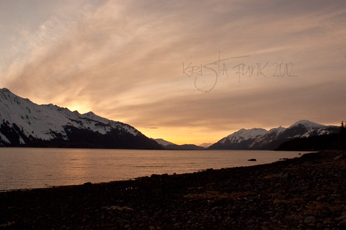 ocean sunset mountains alaska pacific haines silhouettes sunsets cannerybay