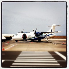 The obligatory plane-shot :) #TACV #airport #praia #caboverde #capeverde