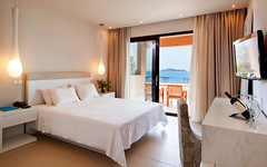 The Deluxe Double Room of the Kassandra Bay Hotel