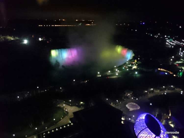 Niagara Falls night time view
