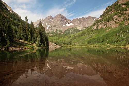 mountain lake mountains reflection forest landscape scenery colorado aspen july4th polarizer maroonbells zd 1260mm