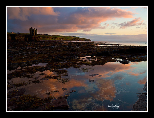 castle sunrise coast scotland nikon d800 caithness 1635 keiss