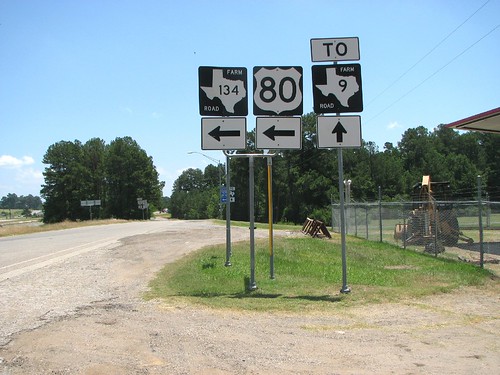 texas highways roadsigns highwaysigns us80