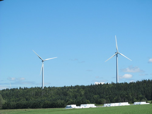 canada québec windturbine windfarm gaspésie baiedessables