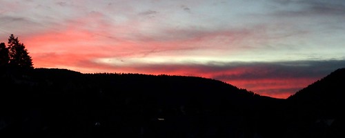 sunset sonnenuntergang himmel wolken atmosphäre abendrot odenwald weilbach