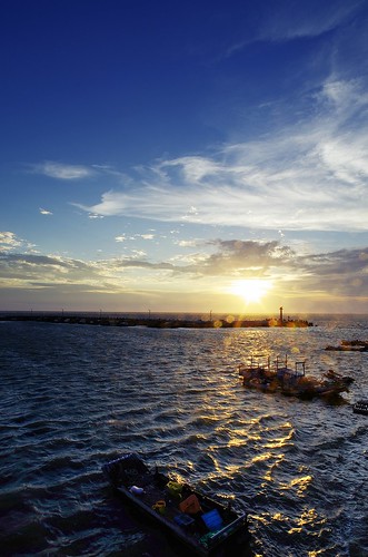 blue sunset sea sky nature port boat pentax k5 da14mmf28 spectacularsunsetsandsunrises