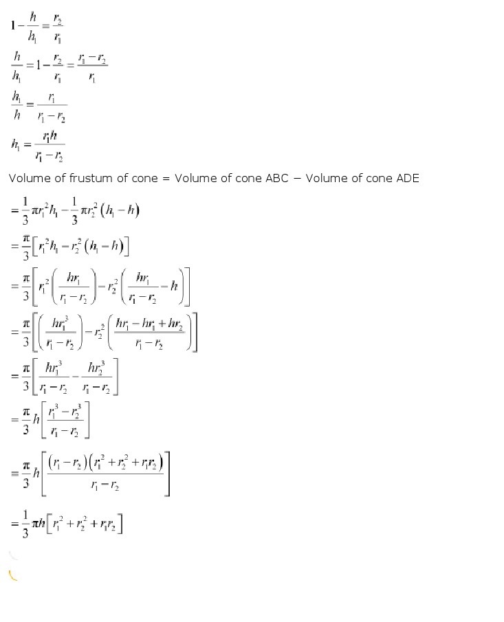NCERT Solutions For Class 10 Maths Chapter 13 Surface Areas and Volumes PDF Download NCERT Solutions For Class 10 Maths