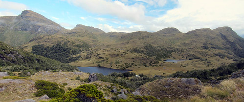 newzealand panorama day4 tramping ptgui duskytrack lakeroehut pleasantrange fiordlandsnationalpark lakelaffy