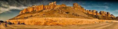 panorama india fort jaisalmer rajasthan