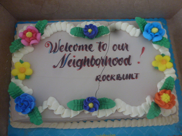 Welcome cake