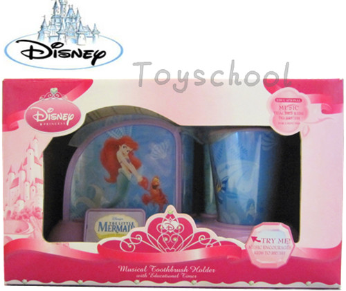 Disney Princess The Little Mermaid Educational Musical Toothbrush Holder Cup