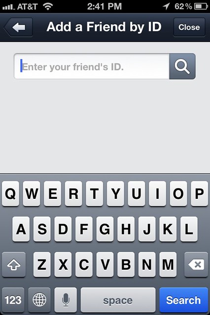 LINE - iPhone - Add a Friend by ID