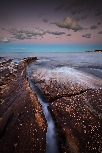 glaisherpoint clouds cronulla dusk ocean rocks seascape twilight water newsouthwales nsw australia fh ig