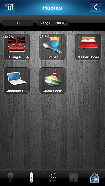 Fibaro iOS App - Rooms