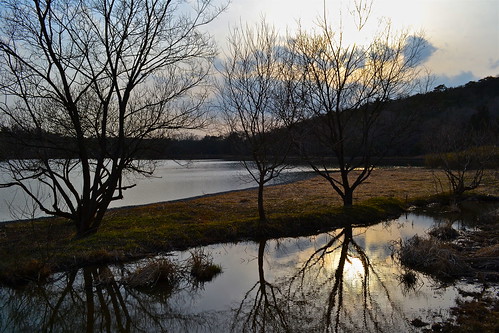 lake reflection japan sanda hyogo