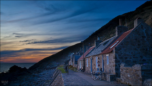 sunset coast scotland aberdeenshire cottages morayfirth crovie andystuart