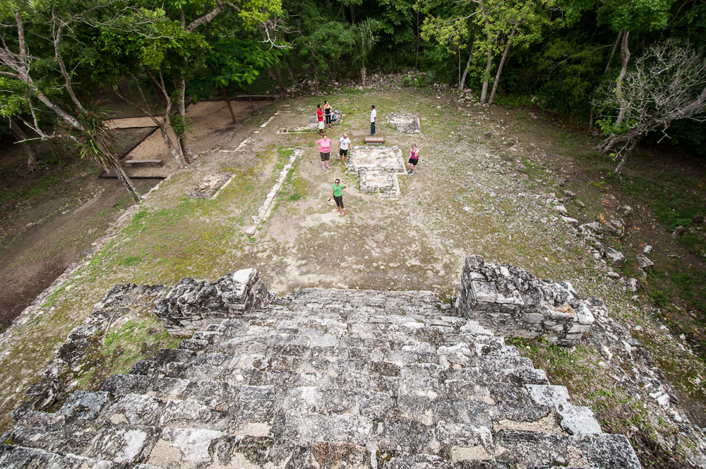 Las ruinas mayas de Muyil en Sian Ka'an