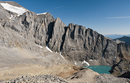 summer lake nature landscape bc view bright outdoor britishcolumbia scenic bluesky alpine remote geology wilderness barren rockformations rockwalls freshwater glacial canadianrockies rugget