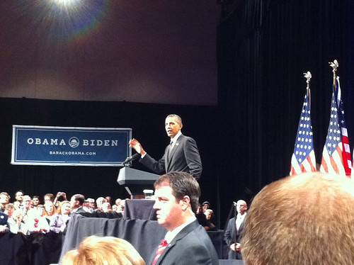President Obama speaking in Portland