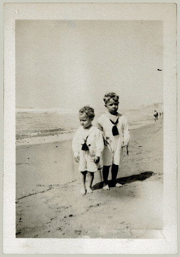 Two children in sailor suits