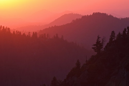 california trees sunset sky mountains landscape sierras hdr sequoianationalpark tthdr