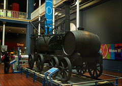 Railway Engine, Science and Technology Gallery, National Museum of Scotland