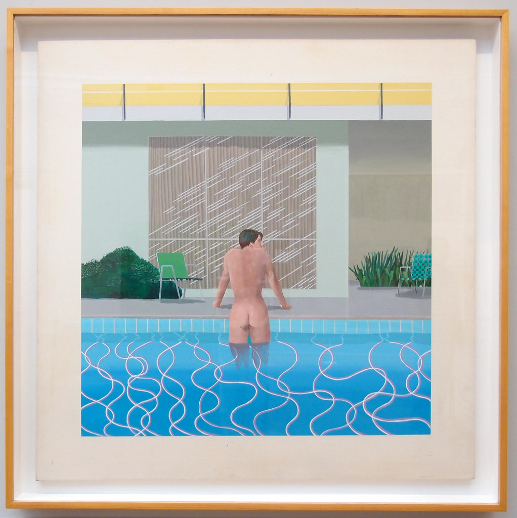 Peter Getting Out of Nick's Pool by David Hockney 1966 - Walker Art Museum -Liverpool - Northwest England  (53)