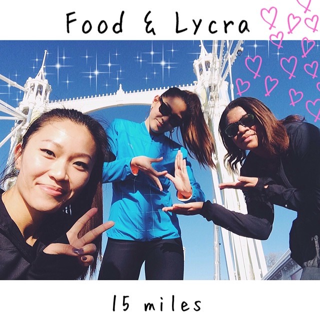 food and lycra run