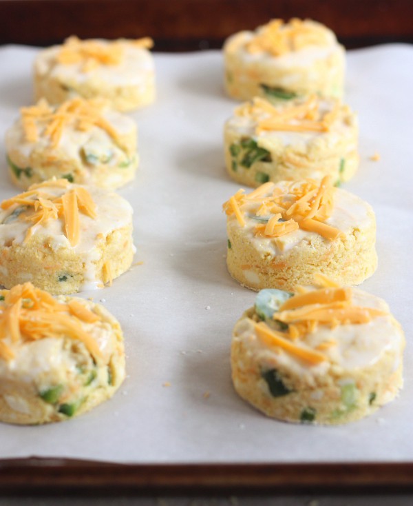 Cheddar-Jalapeno Cornmeal Biscuits