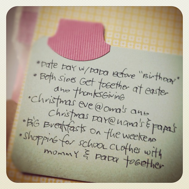 #30daysoflists | Day 18, Family Traditions