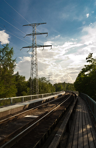 bridge finland landscape nikon trainbridge heinola d3100