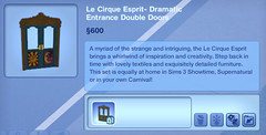 Le Cirque Esprit- Dramatic Entrance Double Doors
