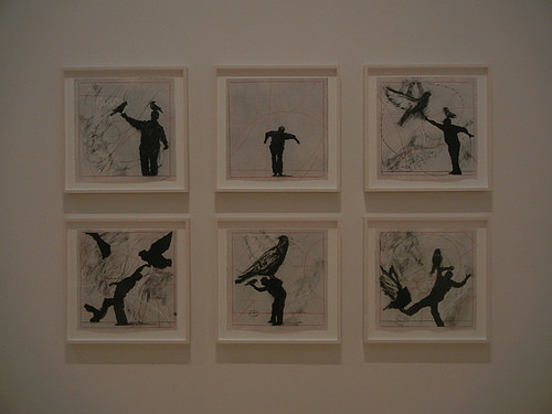 DSCN2075 - Drawings from Preparing the Flute (Bird Catcher), William Kentridge, SFMOMA Re-opening Preview 7May2016