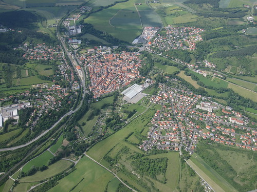 city germany bayern deutschland bavaria aerialview stadt deu luftbild airview unterfranken münnerstadt aerialpicture airpicture rhöngrabfeld 2362012