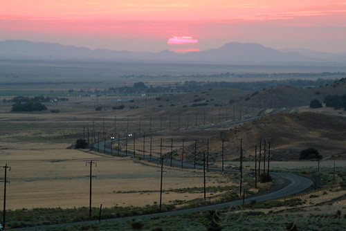 california road morning sunrise landscape august highdesert highway138 antalopevalley