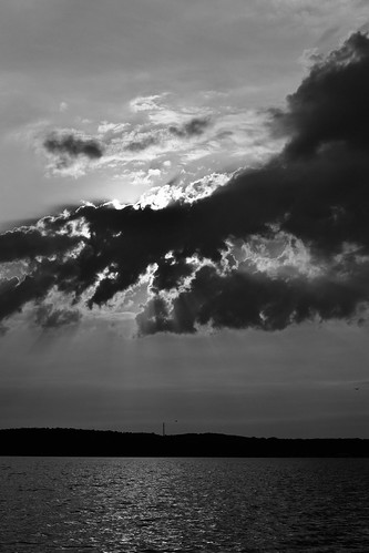 blackandwhite sunlight lake monochrome weather clouds 50mm cloudy upstatenewyork westernnewyork chautauqua 18g chautauquacounty d3100 nikond3100