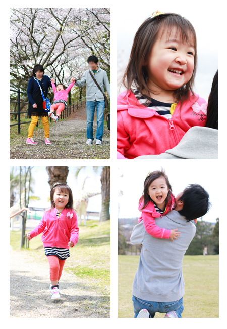 家族写真　ロケーション撮影　屋外撮影　出張撮影　女性カメラマン　モリコロパーク　愛知県長久手市　公園