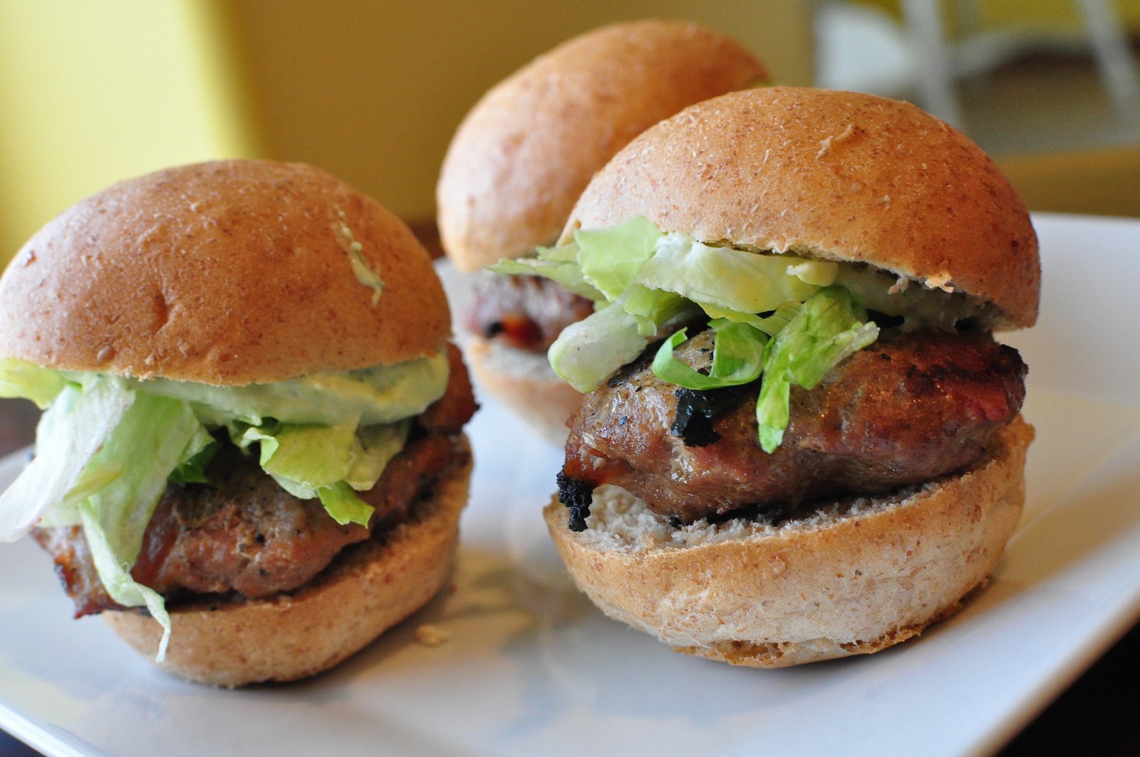 Club Sliders with Avocado Ranch