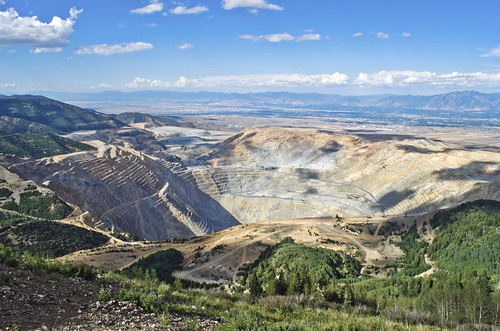 landscape utah mine copper bingham
