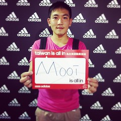 Mooi is all in #adidas #sport #olympics #London2012 #taipei #taiwan