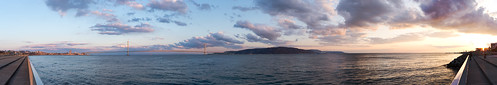 bridge sea panorama japan landscape 日本 海 風景 hyogo setoinlandsea 瀬戸内海 2014 兵庫県 明石海峡大橋 パノラマ nikond600 明石市