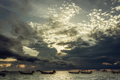 kohtao island thailand sky sea clouds verianmancina mare landscape supershot nuvole tempesta canon gold