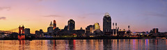 Cincinnati Riverfront Sunset