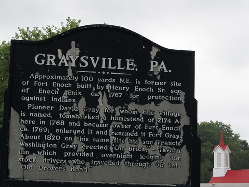 pa historical historicalmarker greenecountypa waysidepark graysvillepa unitypresbyterianchurch