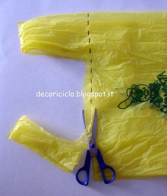 tutorial fettuccia da sacchetti di plastica 2