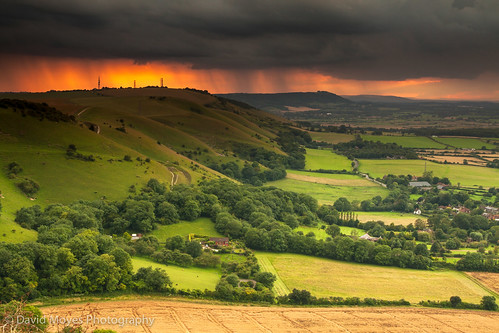 sunset england downs sussex south devils explore dyke cloudburst devilsdyke explored