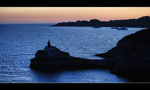 sunset sea lighthouse france faro tramonto mare corse corsica francia bonifacio