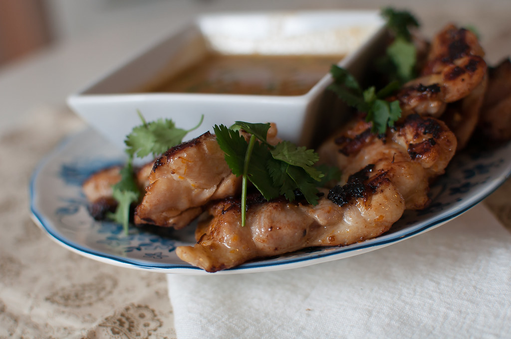 Chicken Satay with Spicy Peanut Sauce 4