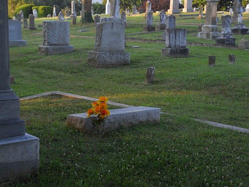 flowers cemetery grass sunrise dawn virginia graves monuments tombstones wythevilleva